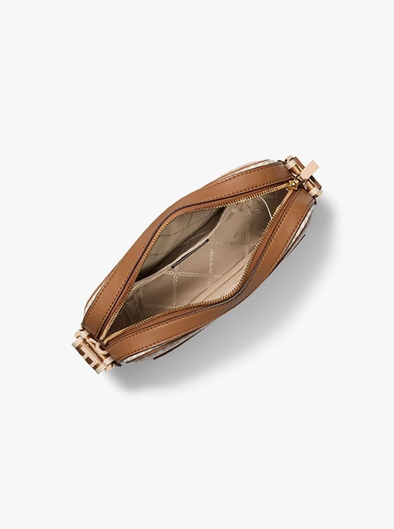 Maeve Large Logo  Leather Crossbody Bag